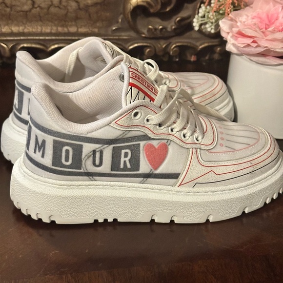 Christian Dior Addict DiorAmour Chessheart Sz 35.5 - Picture 6 of 11